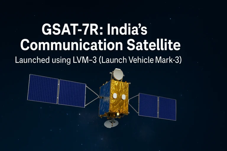 GSAT-7R : भारत का संचार उपग्रह